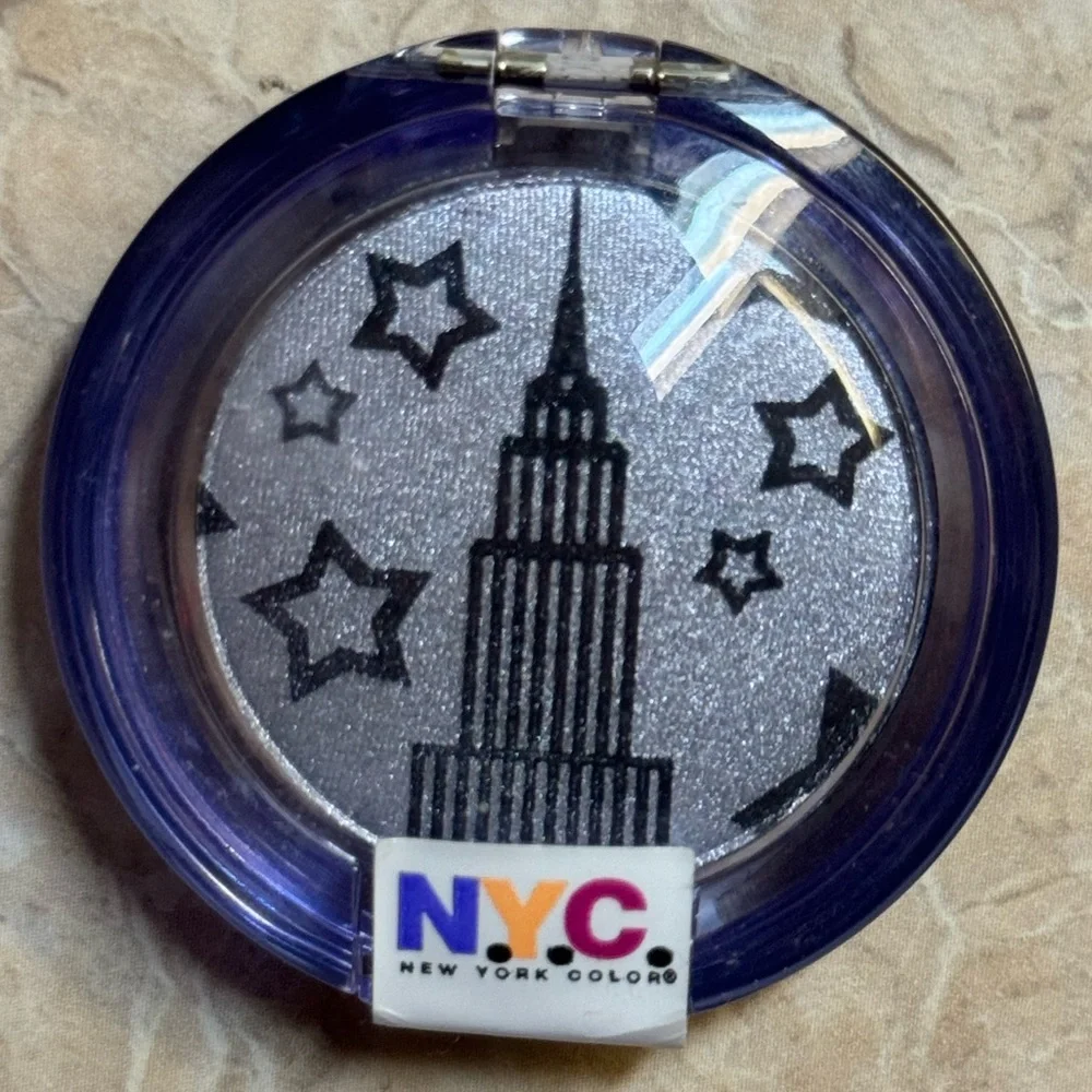 NYC New York Colors Empire State Building Gunmetal Grey Silver Shimmer Eyeshadow